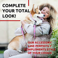 WAUDOG Nylon Dog Leash Heavy Duty 4 Ft for Small & Medium Dogs