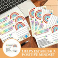 NUOBESTY 50pcs Rainbow Classroom Behavior Incentive Postcards for Teachers