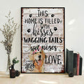 Retro Wooden Sign Coffee and Jesus Wall Art Decor 8x12 Inch