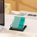 Feifeiya 2 Pcs 2 Tier Clear Acrylic Business Card Holder Stand 2 Slots