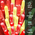 Heceltt 1140 LED 449FT Outdoor String Lights 8 Modes Timer IP44 Red Warm White