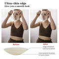 Okeyloge Silicone Nipple Covers Invisible Reusable Medium Caramel 2 Count Size M