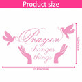 Scripture Wall Decals Inspirational Christian Bible Verse Prayer Stickers