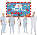 Thank You Nurses Photo Booth Backdrop 7x5ft Indoor Outdoor Party Decor
