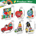 6 Pcs Teacher Appreciation Wooden Table Decorations Signs Classroom Block