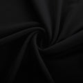 Womens Ruffle Sleeve V Neck Fitted Blouse Top Black Size 2XL