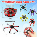 4pcs Deformation Fingertip Gyroscope Toys Stress Relief Fidget Toy Set