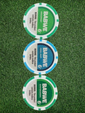 Generic Babwe ZYN Golf Ball Marker Poker Chip Style Cool Mint