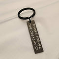 ShiQiao Couples Keychain Gift for Boyfriend Girlfriend Black Keyring