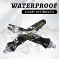 Lecctso 2PCS LED Motorcycle Running Brake Lights 12V Flowing Signal Blue