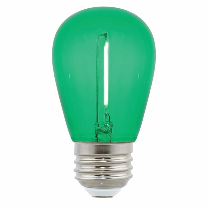 Westinghouse 2W S14 Green Filament LED Light Bulb Medium Base