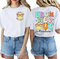 Teacher Shirts Women Last Day of School Bruh Letter Print Casual White Size L