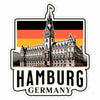 Hamburg Germany Travel Sticker 4 Inch Waterproof Vinyl Decal Durable
