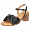 Bella Vita Women's Ave-Italy Heeled Sandal Black Italian Leather Size 10 Narrow