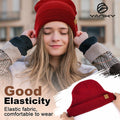 YANIKY Unisex Acrylic Beanie Hat Winter Knit Pink One Size