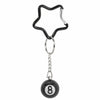 TRIWORKS Keychain Star Heart Pink Butterfly 8 Ball Dice Strawberry Charm