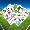 Soccer Temporary Tattoos Sport Theme Birthday Party Favors Decorations 96 PCS