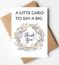 MINGUANGXIXSW Floral Thank You Cards with Kraft Envelopes 8.5x5.5 Inch