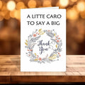 MINGUANGXIXSW Floral Thank You Cards with Kraft Envelopes 8.5x5.5 Inch