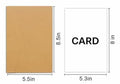 MINGUANGXIXSW Floral Thank You Cards with Kraft Envelopes 8.5x5.5 Inch