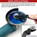 OLIREXD Adjustable Pin Wrench for Angle Grinder Machine Red