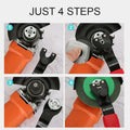 OLIREXD Adjustable Pin Wrench for Angle Grinder Machine Red