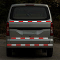 LANZMYAN Reflective Safety Tape 2in x 65ft Red White Waterproof Outdoor