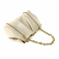 JRNDNIUO PU Leather Beige Clutch Purse Evening Bag for Women