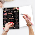 Happy 13th Birthday Card Gifts for Girls Daughter Niece Sister Teenagers