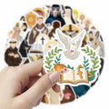 TaDadaPAO Cloisterer Christian Cross Stickers Waterproof Vinyl 50 Pcs