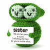 LEJIAJINW Handmade Mini Peas Gift for Sister Best Friend Cute Valentine