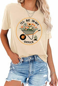 Hoeing Ain't Easy Women's Gardening T-Shirt Floral Garden Lover Gift Cyan Size