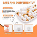 96PCS Silicone Beads Kit 15mm Round Rubber Beads 2 Colors DIY Crafts