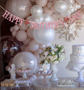 Happy Mother's Day Banner Best Mom Ever Flower Theme Pink & Red Glitter