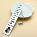 LovizoL Graduation Bookmark 2025 Silver Stainless Steel 1 Pack 1.5x5.12"