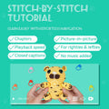 Geynaw Crochet Kit for Beginners Amigurumi Stuffed Animals Tiger