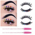 Miss Kiss Butterfly Russian Curl False Eyelashes 14MM Black 2 Pairs + 2 Brushes