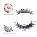 Miss Kiss Butterfly Russian Curl False Eyelashes 14MM Black 2 Pairs + 2 Brushes