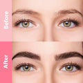 BestBy07/27 evpct Brown Dual-Ended Microblading Eyebrow Pen 1Pc Brush