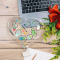 Zelaxeyi Therapist Gifts Mental Health Decor Acrylic Heart Sign