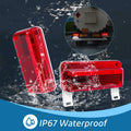 EXERAUO 77 LED RV Tail Lights Brake Stop Turn Waterproof Red HDD-020