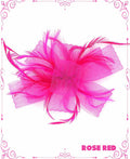 Kidukso Derby Hat Women Vintage 20s 50s Fascinator Headband Clip Black