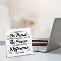 Coworker Retirement Wood Sign Desk Decor 6.3x6.3 Inch Home Office Gift
