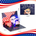 Yinqing 3D Pop Up Birthday Card with Light and Music Multicolor