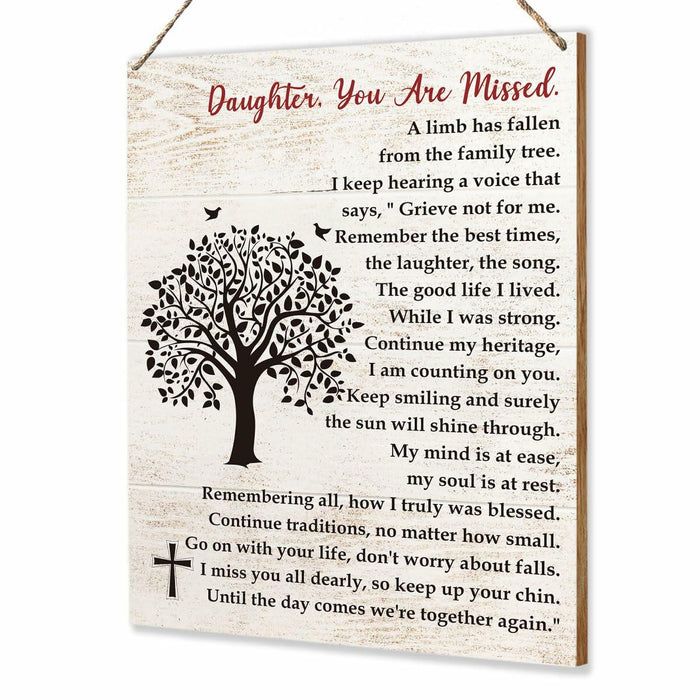 Loss of Son Memorial Sympathy Gift 8x10 inches Bereavement Remembrance