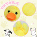 Bubblepompom Duck Plush Hat with Ears Yellow Size 22"