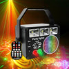 Neatfi Sound Activated Party Light with Remote Control Black Indoor DJ