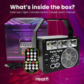Neatfi Sound Activated Party Light with Remote Control Black Indoor DJ