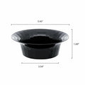 Party Essentials Deluxe Plastic Salad Bowls 10oz Black 20 Count