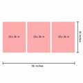 3 pcs AI Machine Learning Robot Human Touch Canvas Wall Art 36x16
